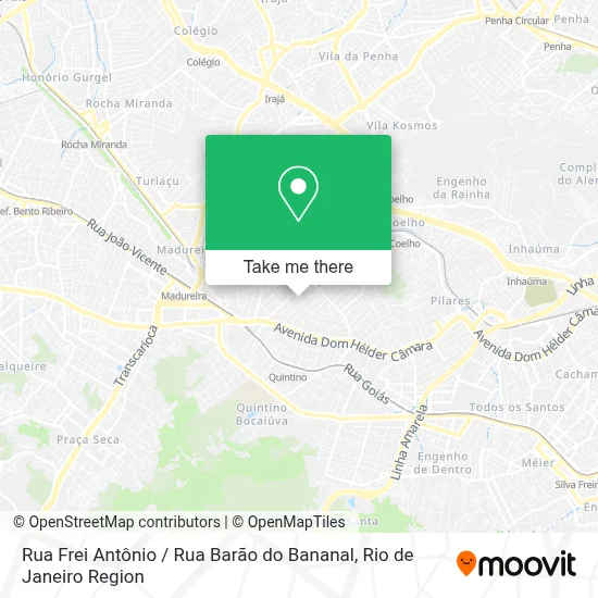 Rua Frei Antônio / Rua Barão do Bananal map