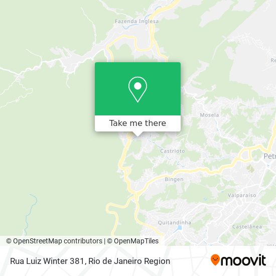 Rua Luiz Winter 381 map