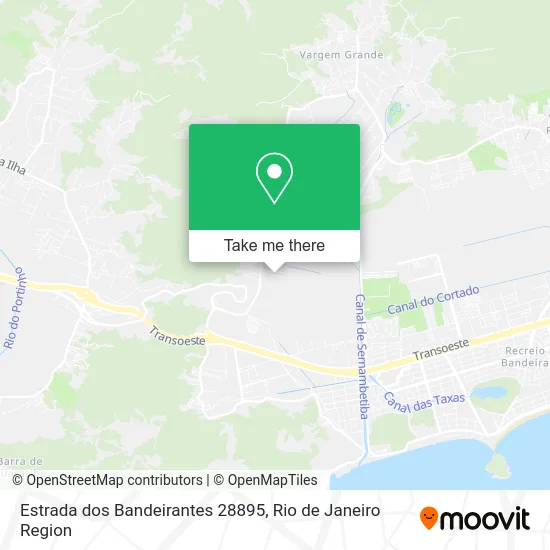 Estrada dos Bandeirantes 28895 map