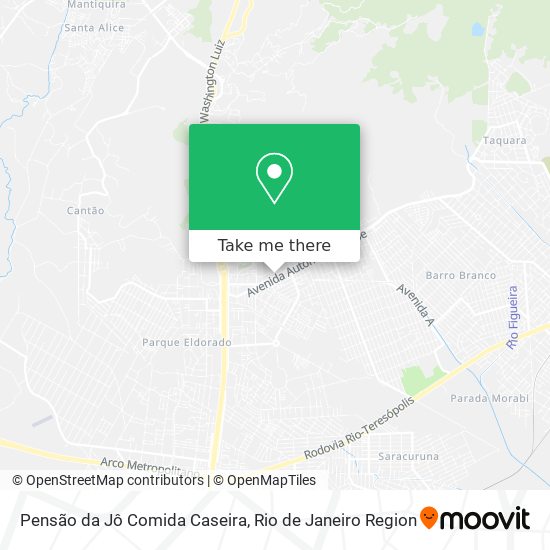 Pensão da Jô Comida Caseira map