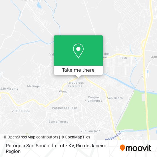 Paróquia São Simão do Lote XV map