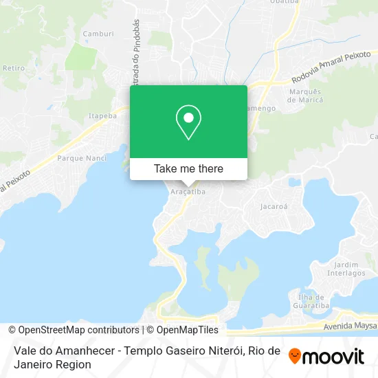 Vale do Amanhecer - Templo Gaseiro Niterói map