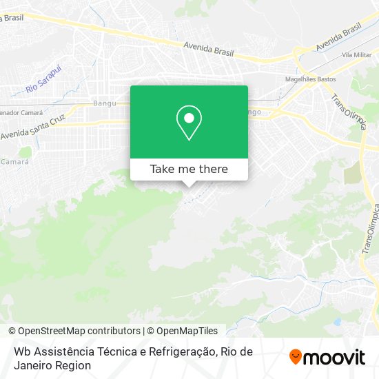 Mapa Wb Assistência Técnica e Refrigeração