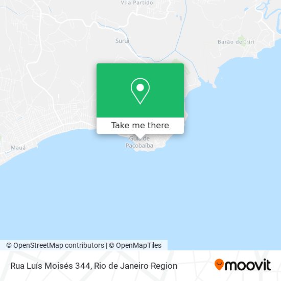 Rua Luís Moisés 344 map