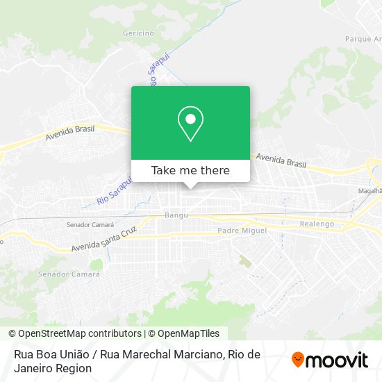 Mapa Rua Boa União / Rua Marechal Marciano