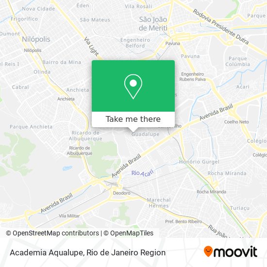 Mapa Academia Aqualupe