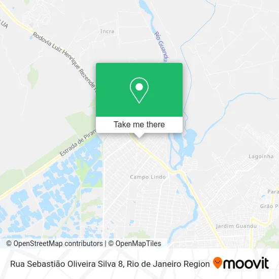 Rua Sebastião Oliveira Silva 8 map