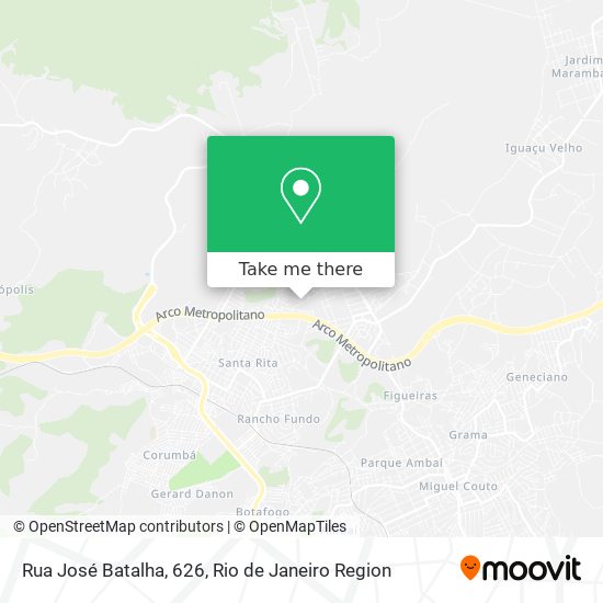 Rua José Batalha, 626 map