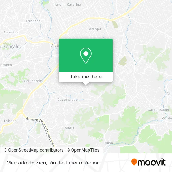Mercado do Zico map