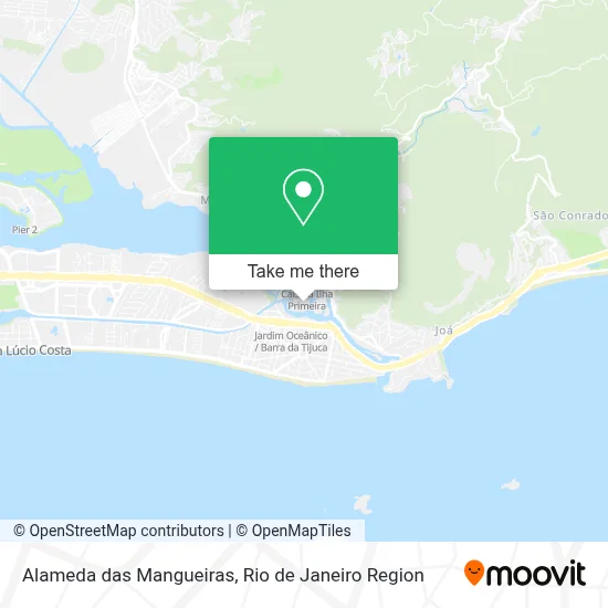 Alameda das Mangueiras map
