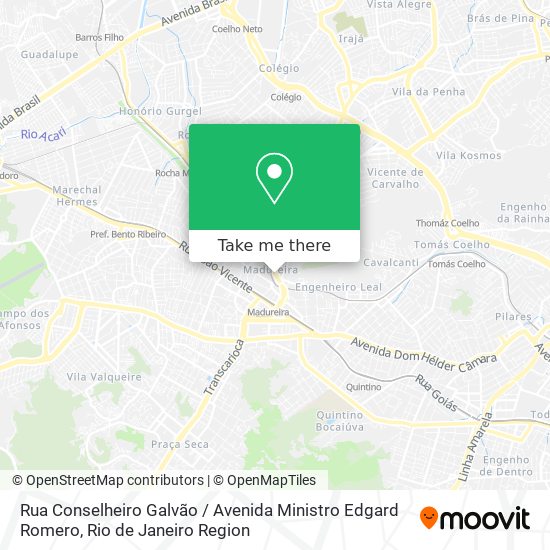 Rua Conselheiro Galvão / Avenida Ministro Edgard Romero map