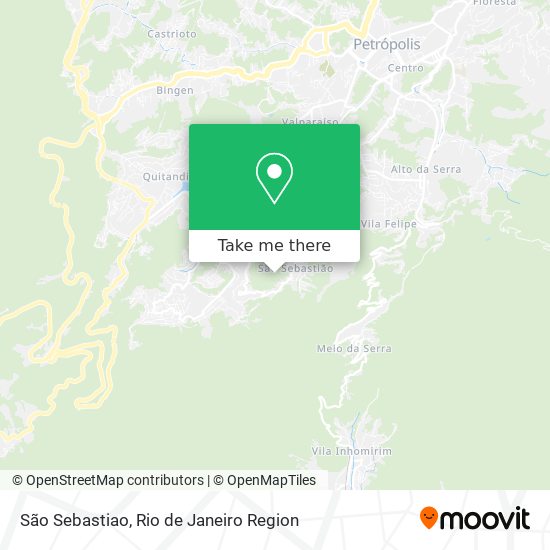 São Sebastiao map
