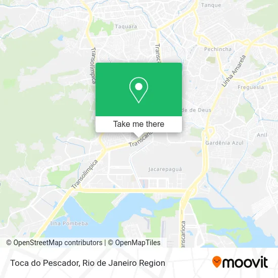 Toca do Pescador map