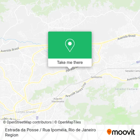 Estrada da Posse / Rua Ipoméia map