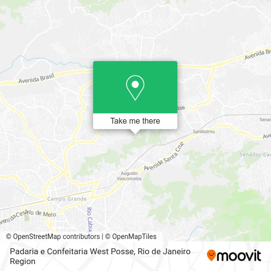 Padaria e Confeitaria West Posse map