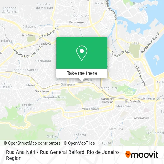 Rua Ana Néri / Rua General Belford map