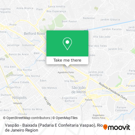 Vaspão - Baixada (Padaria E Confeitaria Vaspao) map