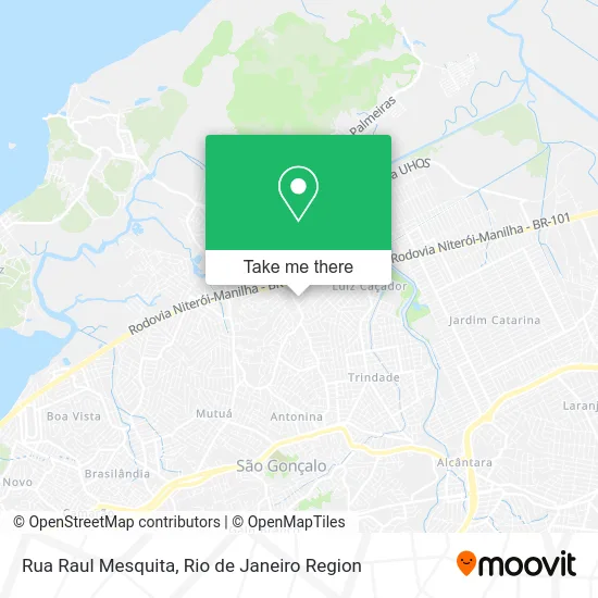 Rua Raul Mesquita map