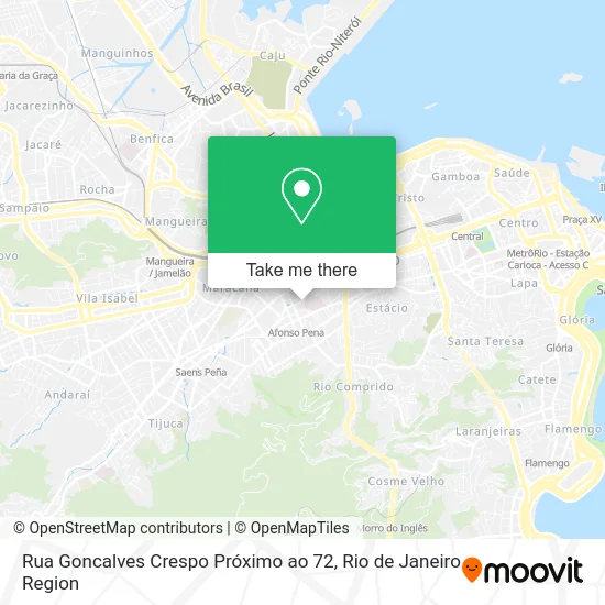 Rua Goncalves Crespo Próximo ao 72 map