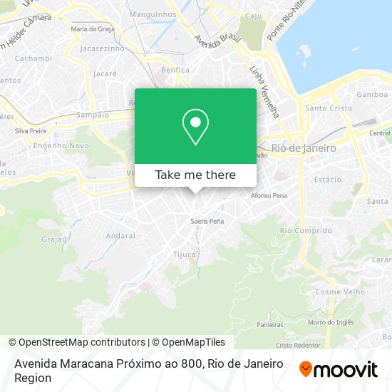 Mapa Avenida Maracana Próximo ao 800