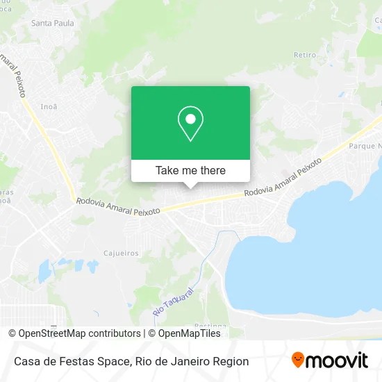 Casa de Festas Space map