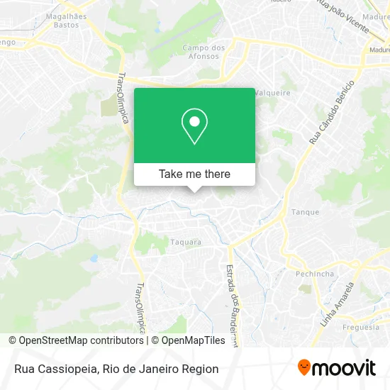 Rua Cassiopeia map