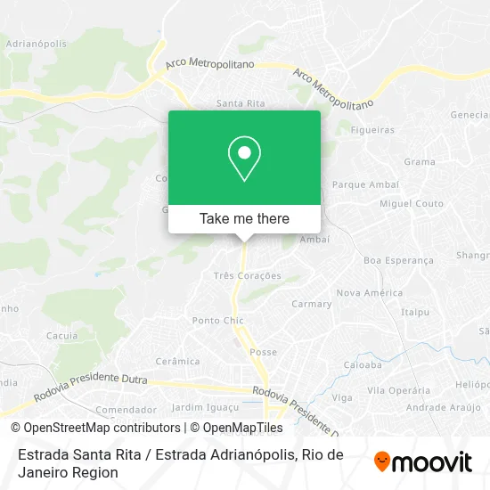 Estrada Santa Rita / Estrada Adrianópolis map