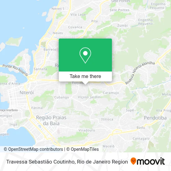 Travessa Sebastião Coutinho map