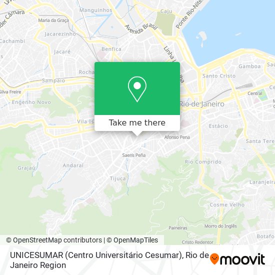 Mapa UNICESUMAR (Centro Universitário Cesumar)