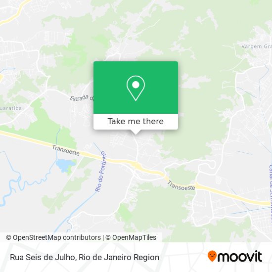 Rua Seis de Julho map