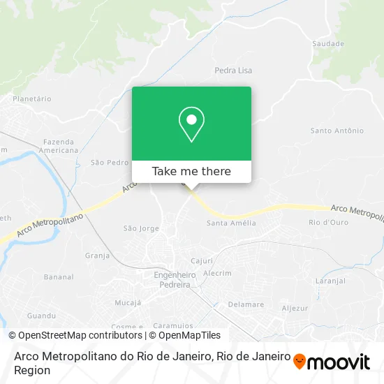 Arco Metropolitano do Rio de Janeiro map