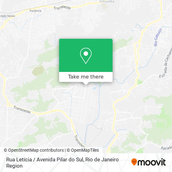 Rua Letícia / Avenida Pilar do Sul map