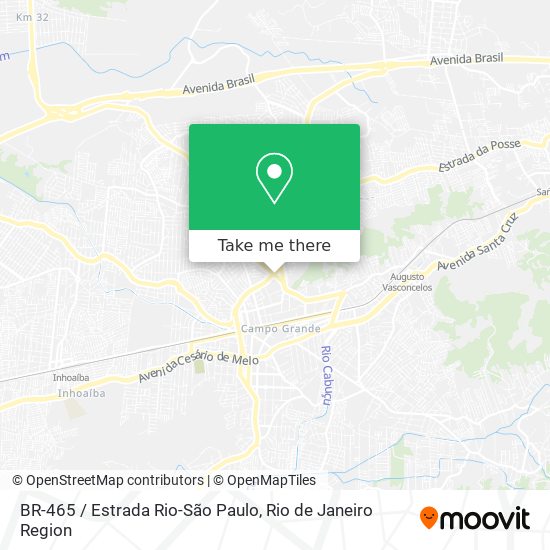 BR-465 / Estrada Rio-São Paulo map
