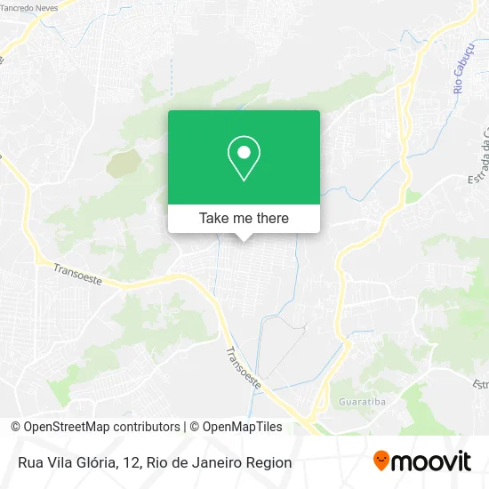 Rua Vila Glória, 12 map