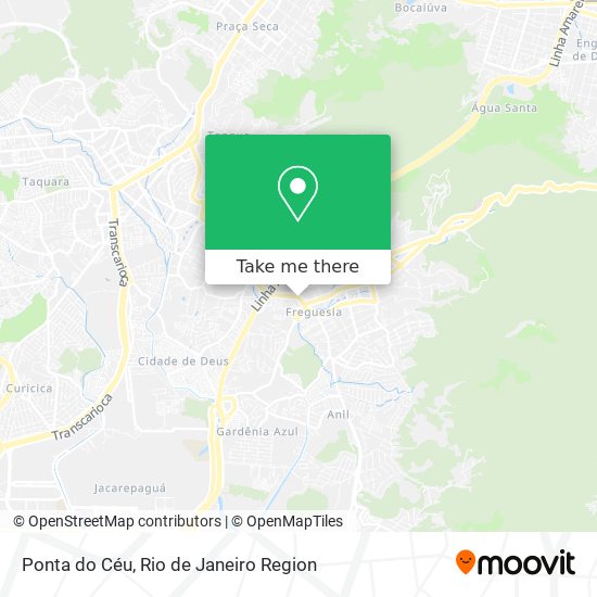 Ponta do Céu map