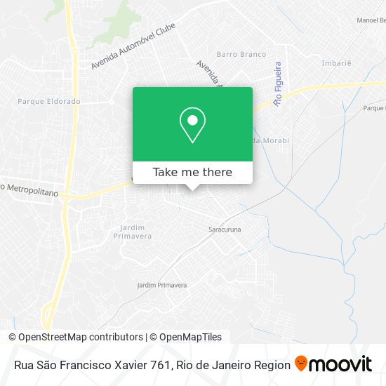 Rua São Francisco Xavier 761 map