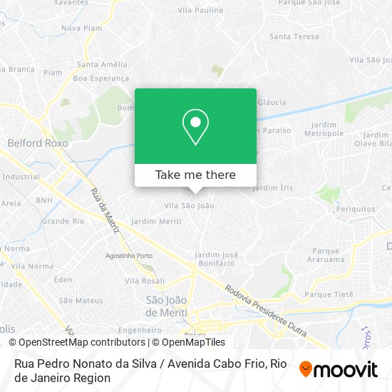 Rua Pedro Nonato da Silva / Avenida Cabo Frio map