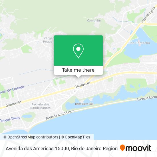 Avenida das Américas 15000 map