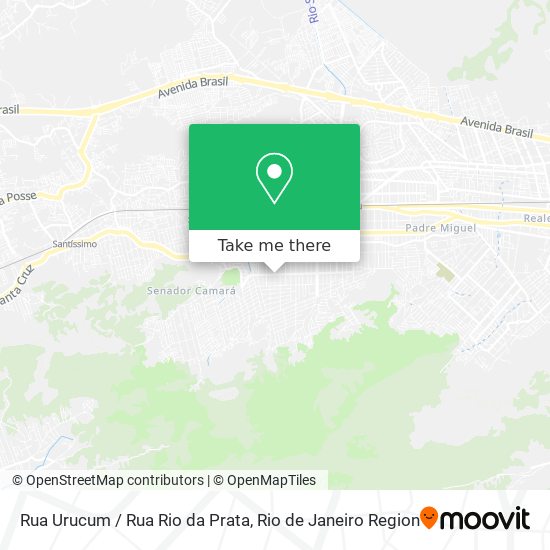 Mapa Rua Urucum / Rua Rio da Prata