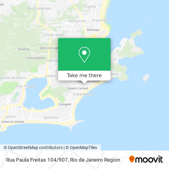 Mapa Rua Paula Freitas 104/907