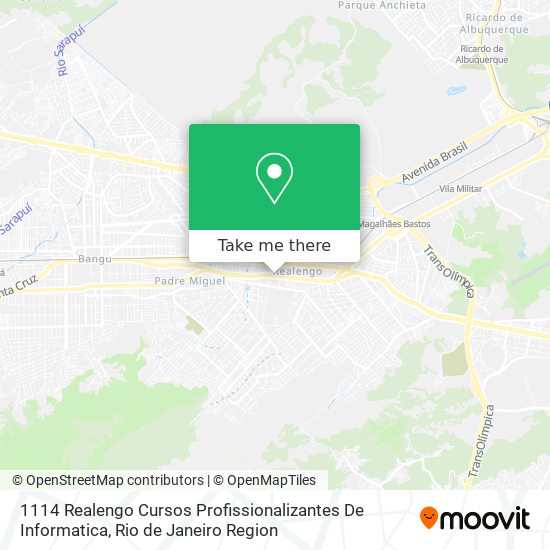 1114 Realengo Cursos Profissionalizantes De Informatica map