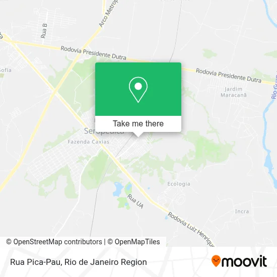 Rua Pica-Pau map