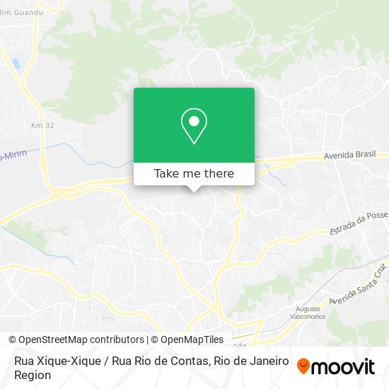Mapa Rua Xique-Xique / Rua Rio de Contas