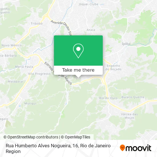 Rua Humberto Alves Nogueira, 16 map