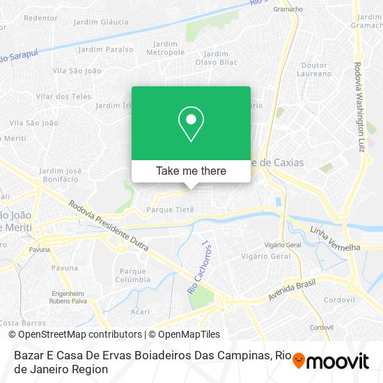 Mapa Bazar E Casa De Ervas Boiadeiros Das Campinas