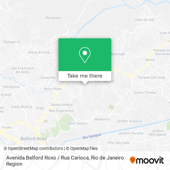 Avenida Belford Roxo / Rua Carioca map