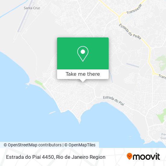 Estrada do Piaí 4450 map