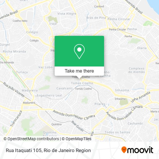 Mapa Rua Itaquati 105