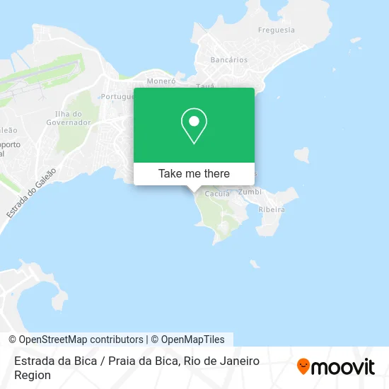 Estrada da Bica / Praia da Bica map