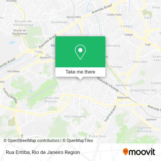 Rua Eritiba map